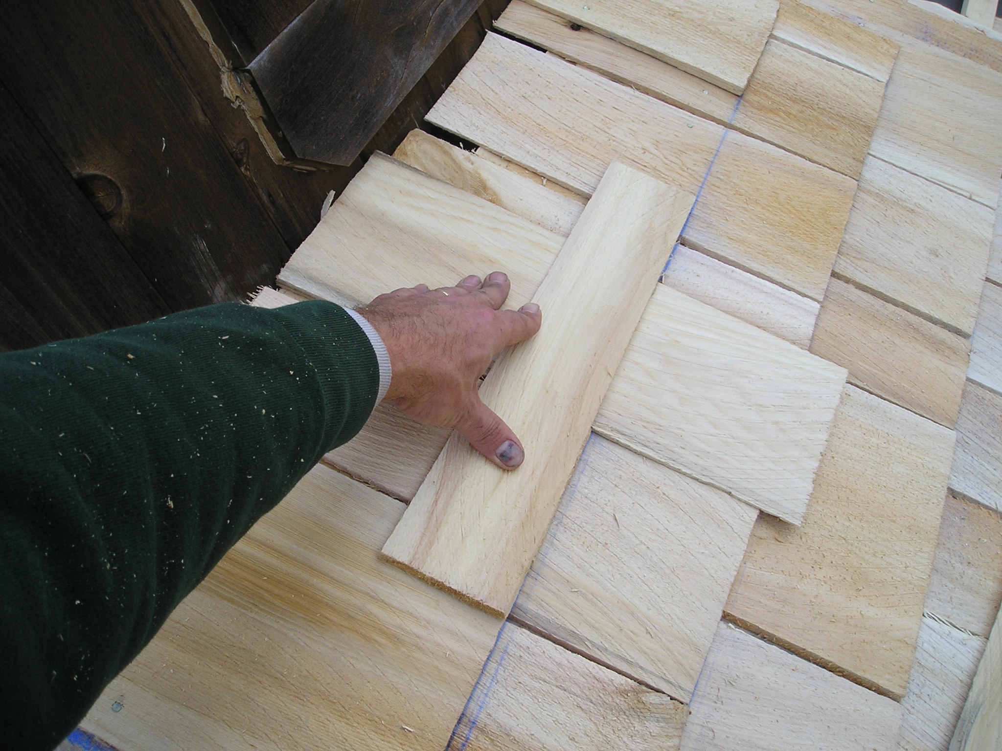 finishing cedar shingles