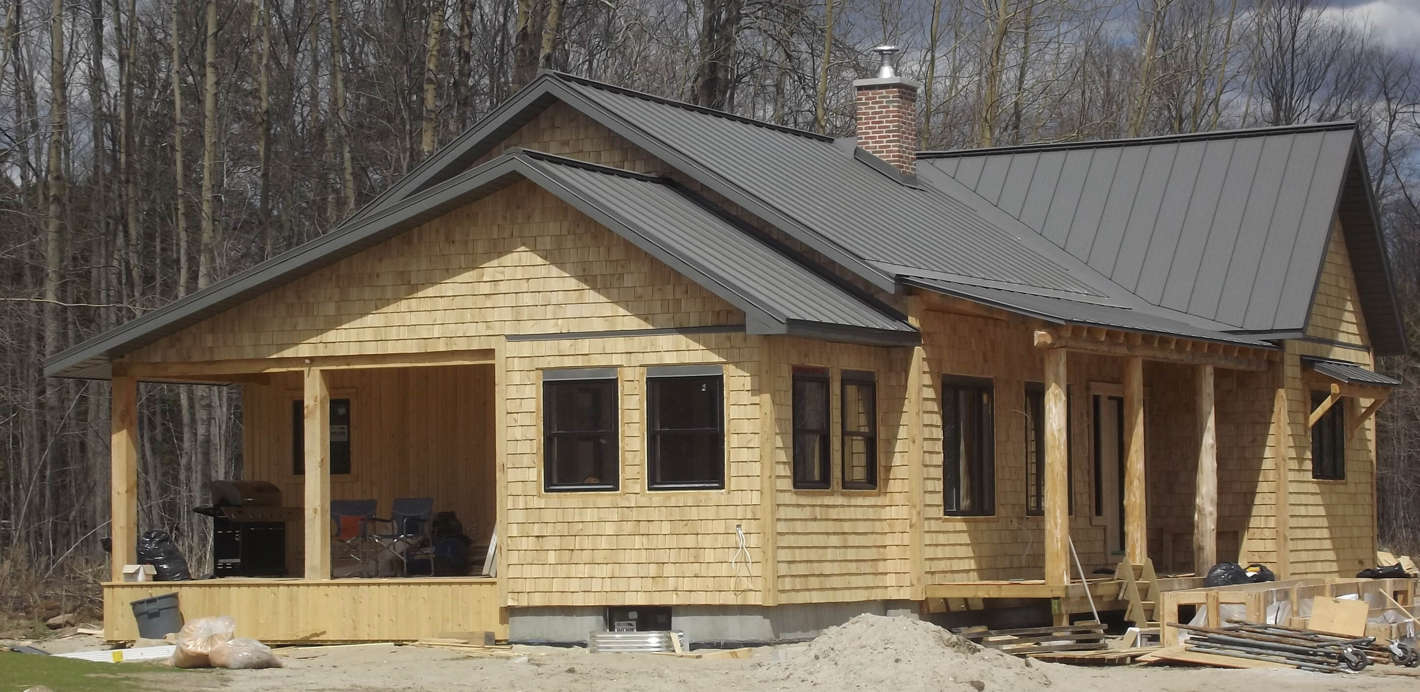 white cedar shingle siding